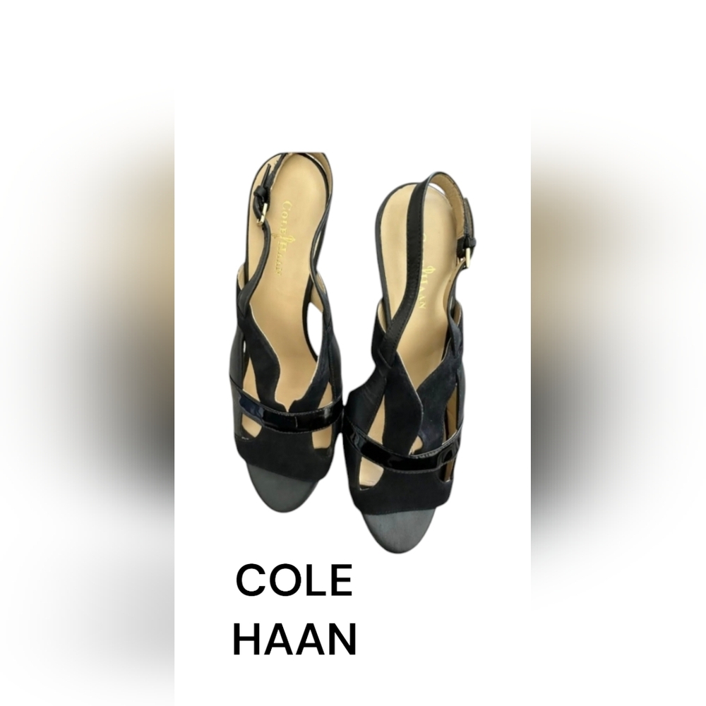 COLE HAAN BLACK HEELS - NWT